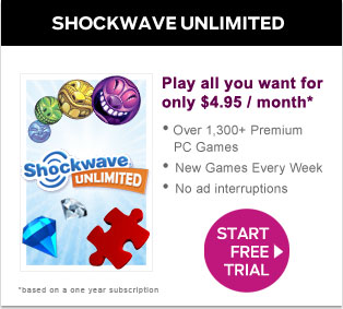 Shockwave Unlimited: Play this game for free for 10 days!!!